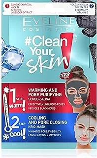 Eveline Clean Your Skin Scrub-Sauna + Krio-Mask 2X5Ml