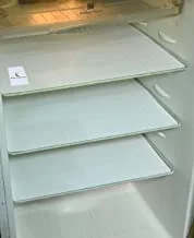 سجادات درج للثلاجة من Kuber Industries / سجادات للثلاجة / طقم دواسات متعددة الأغراض من 12 قطعة (مادة بيضاء - بلاستيك) (CTKTC06618)