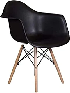 MAHMAYI OFFICE FURNITURE Plastic Office Chair-Coffee Chair-Dinning Chair-Black