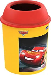 Cosmoplast Disney Pixar Cars Round DUSt Bin, 5-Liters Round DUSt Bin