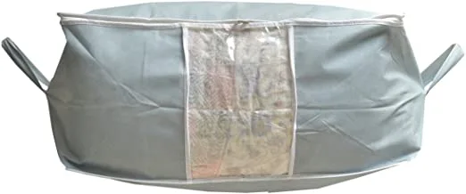 Kuber Industries Storage Bag For Comforters, blankets|Clothes Organizer|Foldable Blanket Storage|Underbed Storage Bag|Grey (Extra Large Size)