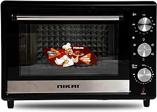 Nikai 36 Liter 1500W Electric Oven with Double Glass Panel| Model No NT655RX2 with 2 Years Warranty
