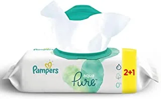 Pampers Aqua Pure, 3X48, 144 Baby Wet Wipes