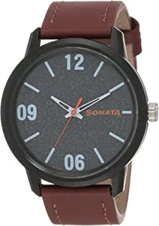 Sonata Volt+ Analog Grey Dial Men's Watch Nm77085Pl01/Nn77085Pl01W