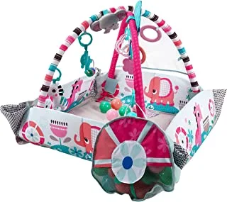 Bright Starts-22-5-In-1 Your Way Ball Play™ Activity Gym - Pink Pinwheels™