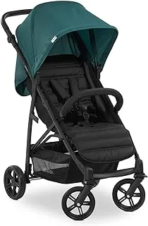 Hauck Pushchair Rapid 4, Stroller 25 kg (22 kg Child + 3 kg Basket), Small Folding Stroller with Lying Postion, Height-Adjustable, Large Shopping Basket, Petrol