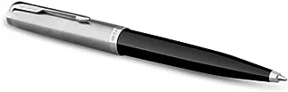 Parker 51 Ballpoint Pen | Midnight Blue Barrel With Chrome Trim | Medium Point With Black Ink Refill | Gift Box | 9866, 2123503