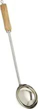 Raj Steel Ladle with Wooden Handle, Silver, 50.5 cm, RUL006