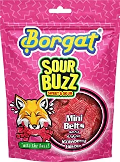 Sour Power Strawberry Mini Tapes Pouch, 75g - Pack of 1