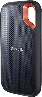 SanDisk Extreme 4TB Portable SSD - تصل إلى 1050 ميجابايت / ثانية للقراءة وسرعات كتابة 1000 ميجابايت / ثانية ، USB 3.2 Gen 2 ، حماية من السقوط بطول 2 متر ومقاومة IP55
