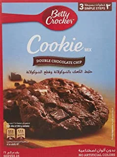 Betty Crocker Double Chocolate Chip Cookie Mix, 496 Gm