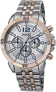 August Steiner Mens Chronograph Casual Watch, Analog and Stainless Steel - AS8111TTR