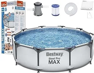 Bestway Steel Pro Frame Pool Set( Pool, Filter Pump) 305X76Cm
