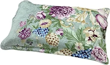 Ultra Soft Velvet Queen floral pattern Pillow Cases Shams Pillowcase with Hidden Zipper, Zipper Closure Style, Zippered Pillowcase, Multi Color Size 50 * 75cm