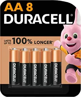 Duracell Type Aa Alkaline Batteries ,Pack Of 8