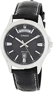 Casio Men's Analog Dial Leather Band Watch - Mtp-1381L-1Avdf