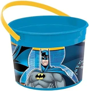 Amscan Batman Favor Container - 261386, Blue