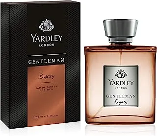 Yardley London Gentleman Legacy Luxury Fragrance Edp Perfume, Oriental, Woody, Mandarin, Cedarwood and Cocoa, 100ml
