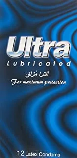 Ultra Condoms 12 Pieces , Lubricated