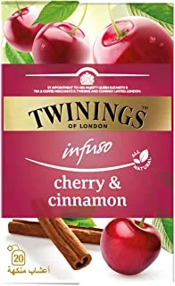 Twinings Cherry And Cinnamon InfUSion, 20 Tea Bags - Pack Of 1