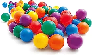 كرات بلاستيك لحمام السباحة من انتكس ، 100 كرة ملونة ، قطر 6.5 سم