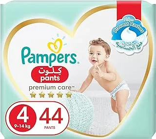 Pampers Premium Care, Size 4, Maxi, 9-14kg, Jumbo Pack, 44 Pants Diapers