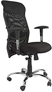 Mahmayi Mia 726 Ergonomic Mesh Comfortable & Contemporary High Back Office Chair, Black