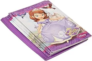 Unique party 71520 - disney sofia the first party invitations, pack of 6