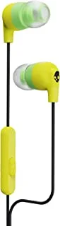 Skullcandy ink'd+ in-ear wired earphones with microphone - electric yellow, One Size