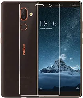 Nokia 7 plus Screen Protector, 9H Hardness HD clear Bubble Free Installation High Responsivity Tempered Glass Screen Protector for Nokia 7 plus