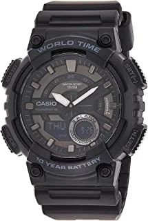 Casio Casual Watch Analog-Digital Display For Men Aeq-110W-1Bv