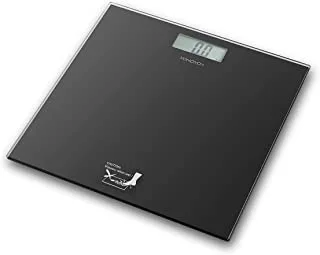 YONOVO Square Digital Body Weight Scale with LCD screen and High Precision accuracy rate - Black