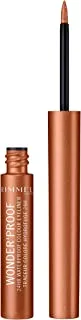 Rimmel London, Wonder'Proof 24Hr Waterproof Colour Eyeliner, 01 True Copper, 1.4 ml