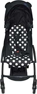 Mama Love Foldable Baby Stroller With Hand Bag, Dgl-340002, Black Spotted White - Pack Of 1