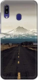 غطاء مصمم خاليس لهاتف Samsung M10s - Lonely road