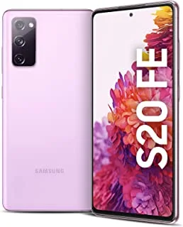 Samsung Galaxy S20 FE 4G Android Smartphone, 128GB, 8GB RAM, Dual Sim Mobile Phone, Cloud Lavender (KSA Version)