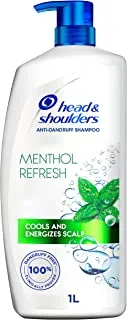 Head & Shoulders Menthol Refresh Anti-Dandruff Shampoo for Itchy Scalp, 1 L