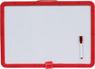 Funz Writing And Drawing Board With Magnetic Arabic Letters 45 Cm X 32Cm Red Color, 5110C