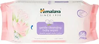 مناديل مبللة للتنظيف اللطيف للأطفال خالية من الكحول والبارابين للبشرة الحساسة من هيمالايا - 56 منديل.
