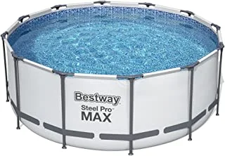 Bestway Steel Pro Frame Pool Set(Pool, Filter Pump, Ladder, Ground Cloth, Cover) 366X122Cm -2