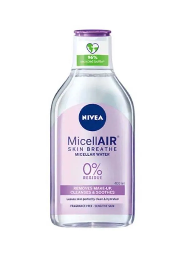 NIVEA Micellar Water Makeup Remover, All Skin Types, 400ml