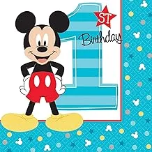 Mickey Mouse 1st Birthday Napkins