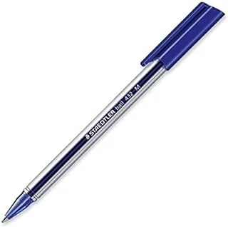 Staedtler 1-2 Mm Triangular Ball Pen, Blue [St-432M-03]