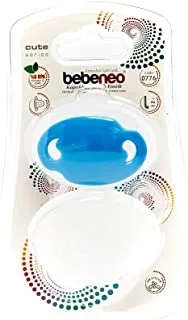 Bebeneo Cute Orthodontic Soother With Protector Case , Blue , 07756