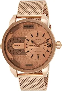 Diesel Mini Daddy Men's Stainless Steel Analog Watch With Stainless Steel Strap