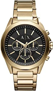A | X Armani Exchange Armani Exchange ساعة رسمية كرونوغراف للرجال من الفولاذ المقاوم للصدأ