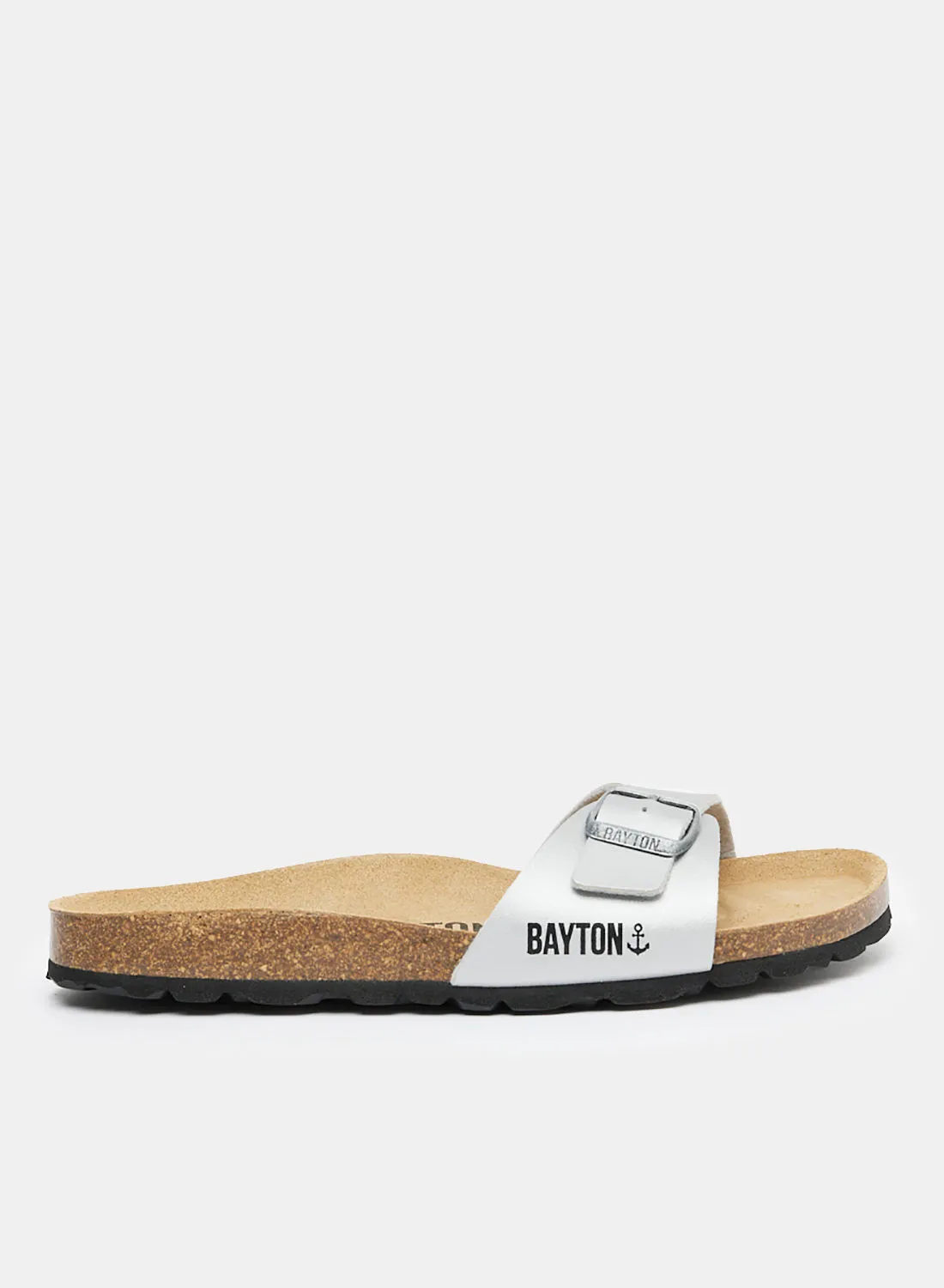 BAYTON Zephyr Flat Sandals Silver