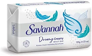 Savannah Beauty Bar Soap, Dreamy Creamy, 120 gm