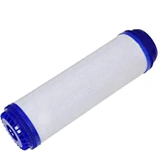 UDF Carbon Replacement Water Filter White/Blue 10inch| Whole House String Wound Sediment Filter for Well Water, Replacement Cartridge for Universal