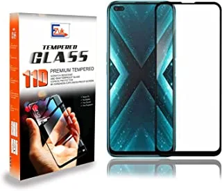 Ezuk Premium Tempered Glass Screen Protector for Realme X3 & X3 SuperZoom [Easy Installation, 9H Scratch Resistance, Anti Bubble] (Black)